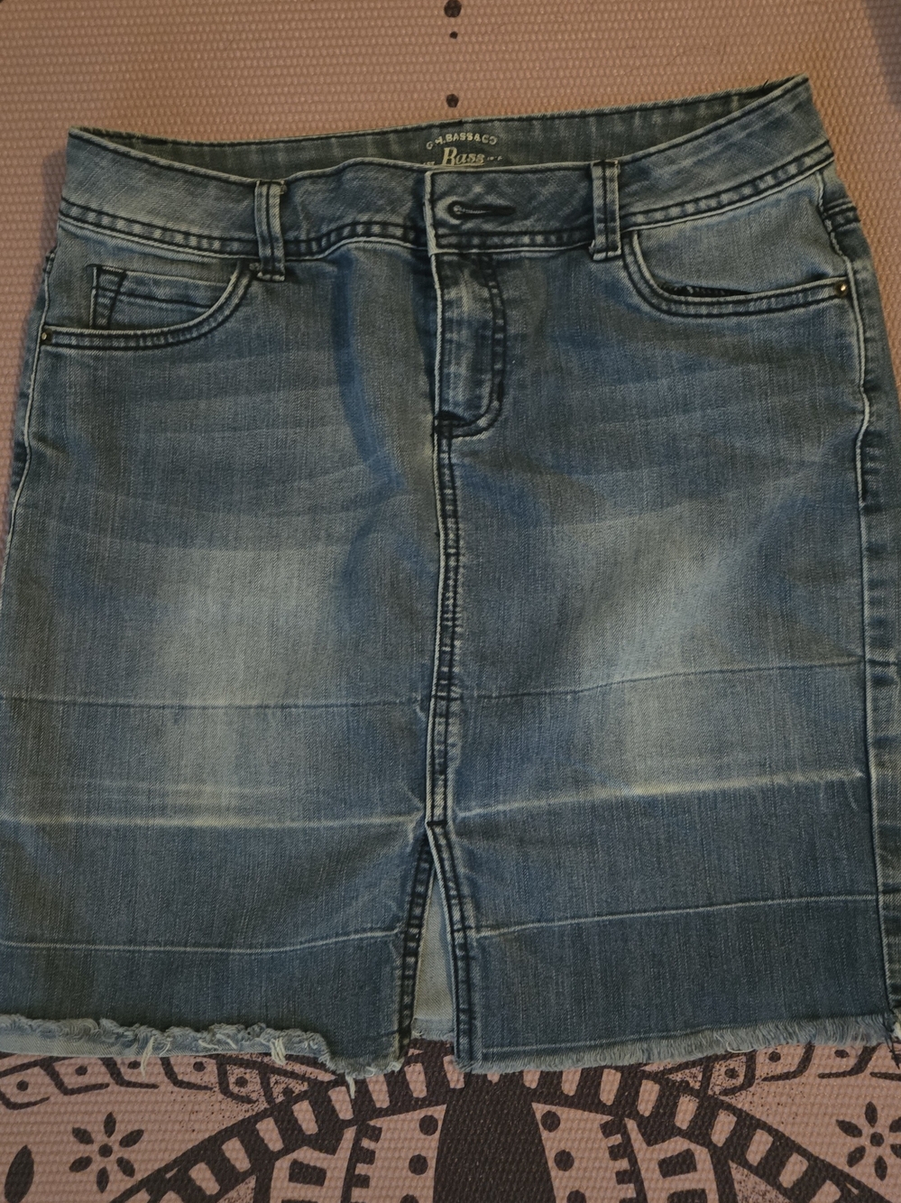 Bass Blue Denim Skirt
